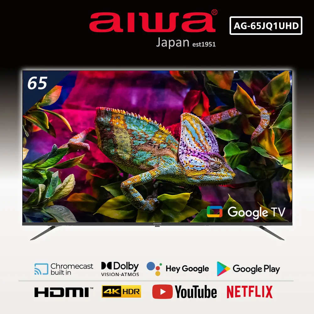 【AIWA 愛華】65吋4K HDR Google TV認證 智慧聯網液晶顯示器-AI-65UD25 (含安裝) 歷史價格詳細信息