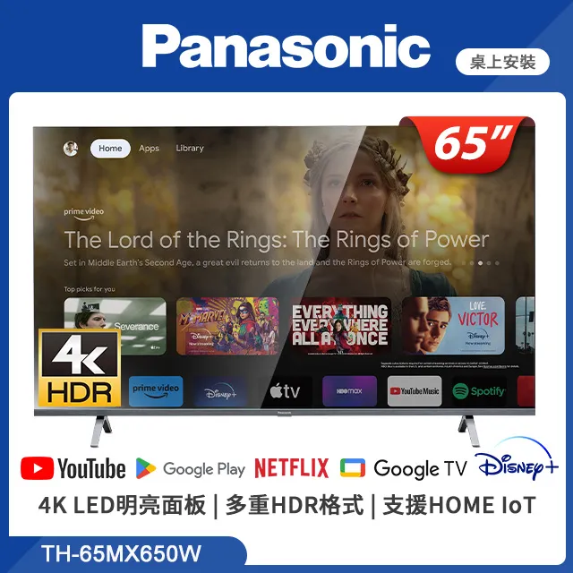 Panasonic國際牌【TH-65MX650W】65吋4K聯網顯示器(含標準安裝) 歷史價格詳細信息