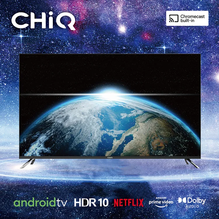【CHIQ啟客】55型4KHDR Google TV chromecast杜比全景聲全面屏液晶電視顯示器 (CQ-55AF7P7) 歷史價格詳細信息