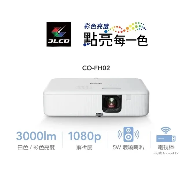EPSON CO-FH02 (拆封展示福利機)原廠公司貨3年保固, 住商兩用高亮彩智慧投影機,含發票 歷史價格詳細信息