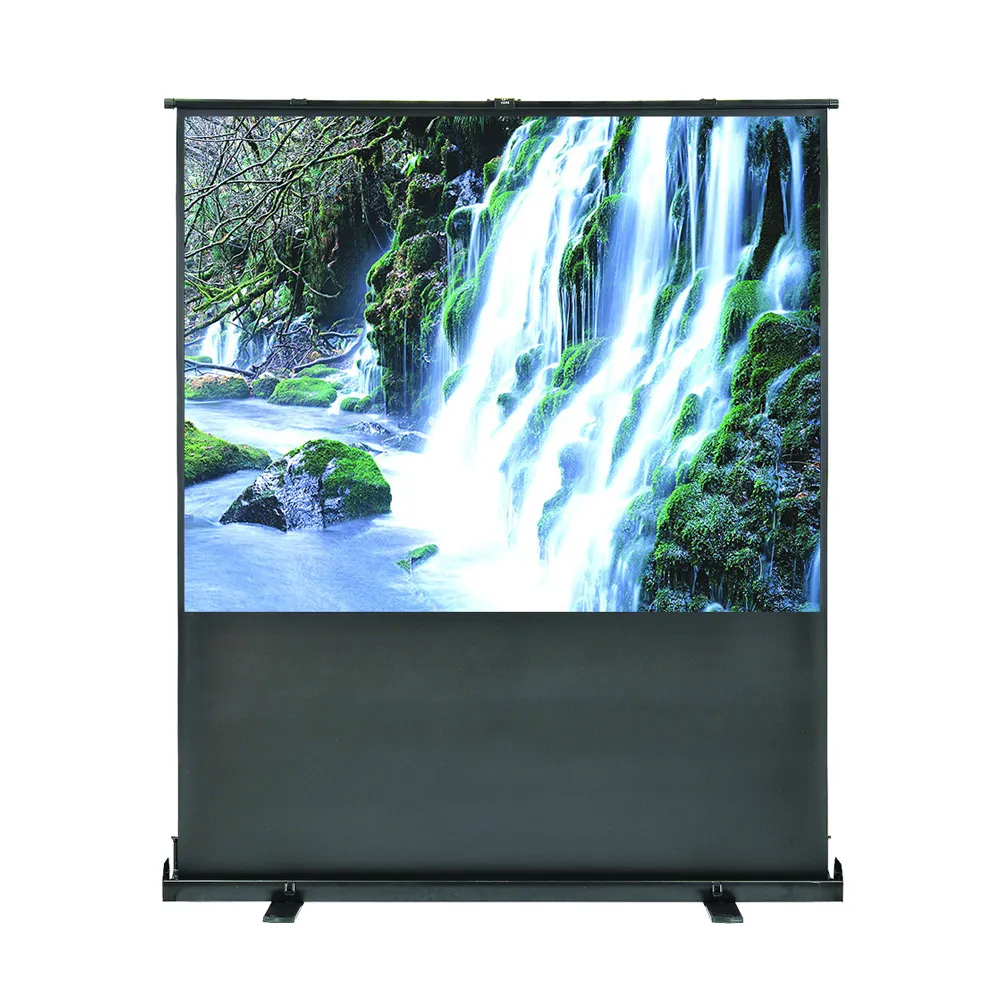 60吋4:3/16:9 白玻纖 捲簾式 手拉投影布幕【福滿來】手動投影布幕 投影機布幕 電影投影螢幕 家用商用APCU 歷史價格詳細信息