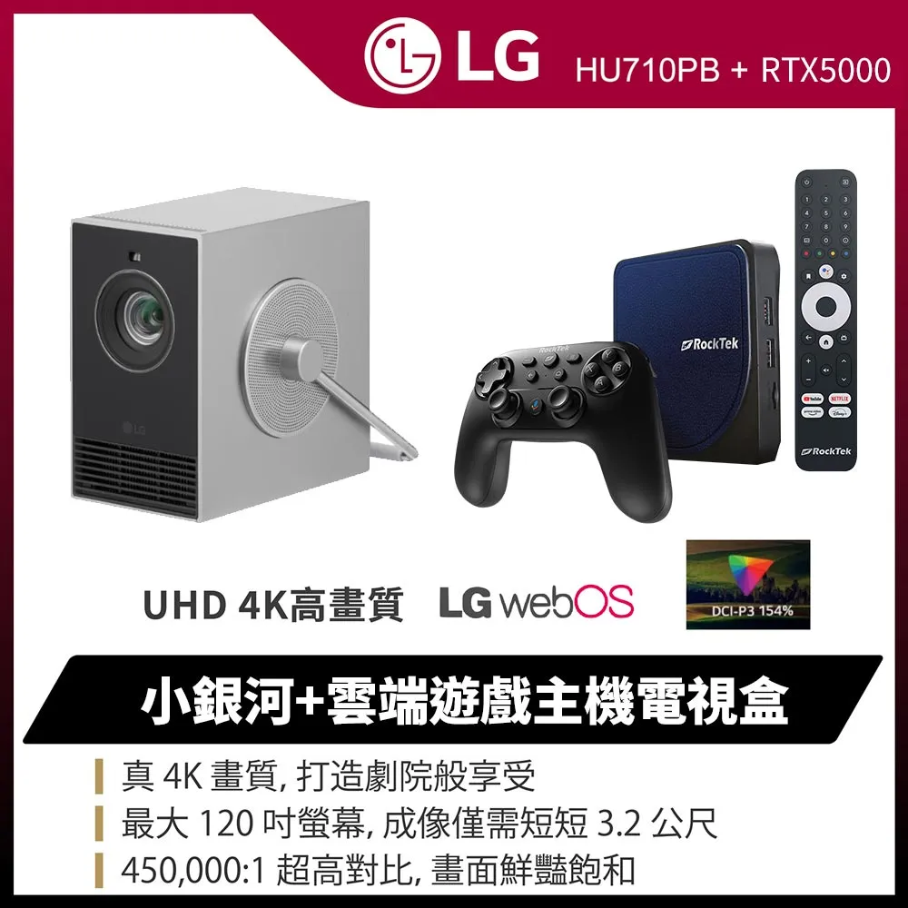 【 LG 】小銀河投影機+飛利浦小福麥音響（HU710PB CineBeam Q +TAS2509WT） 歷史價格詳細信息