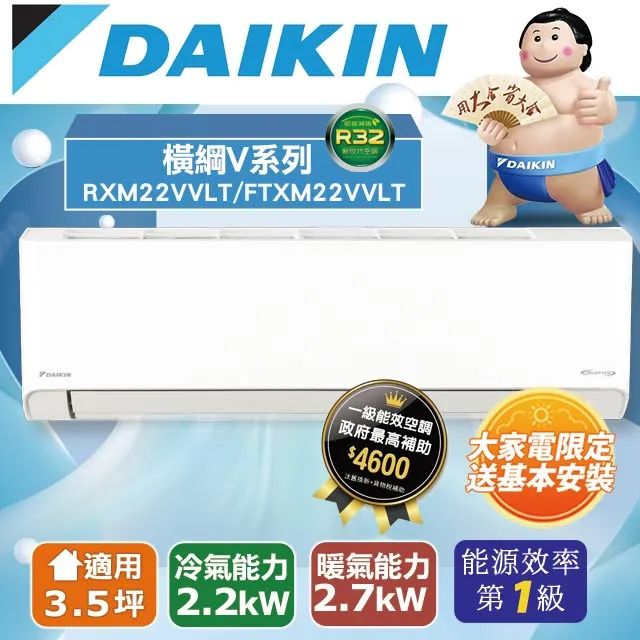 【DAIKIN大金】3-5坪 橫綱X系列 變頻冷暖空調(RXV28XVLT/FTXV28XVLT) 歷史價格詳細信息