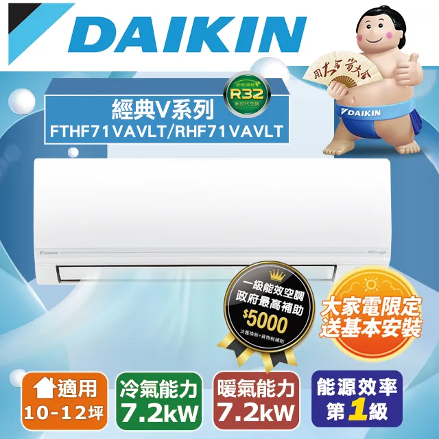 DAIKIN 大金-經典V型變頻冷暖分離式冷氣 RHF60VVLT/FTHF60VVLT 大型配送 歷史價格詳細信息