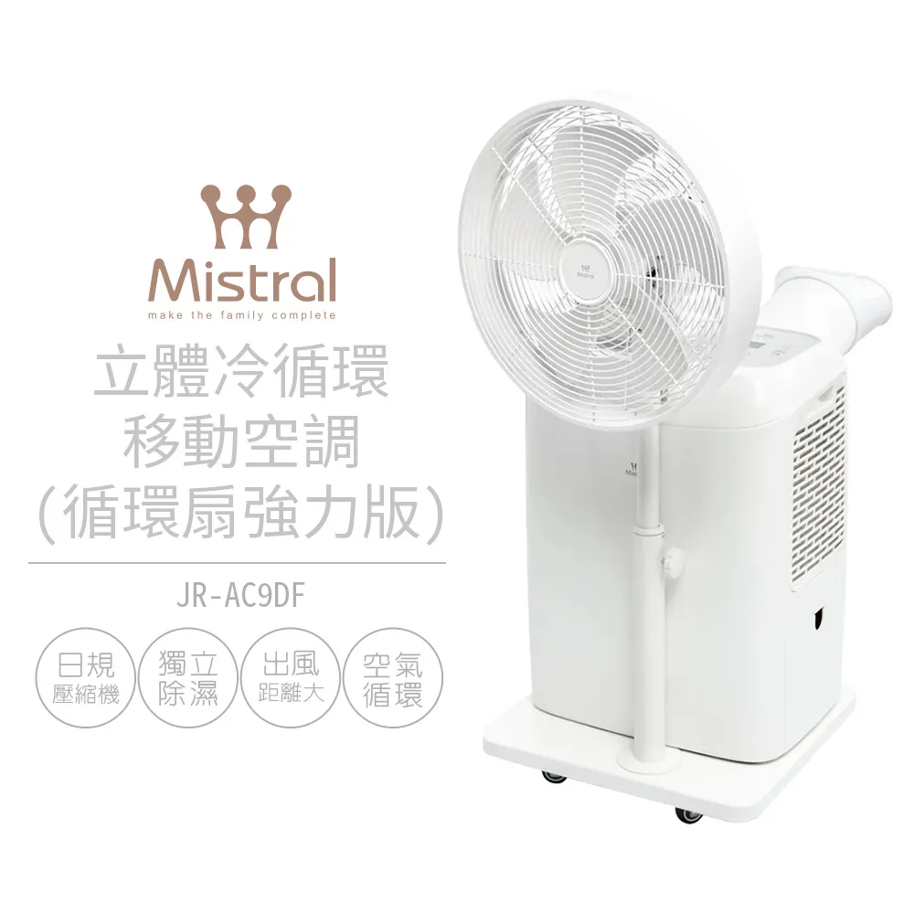 【美寧 Mistral】 第四代勁涼除濕免排熱移動空調 JR-AC5U 移動式冷氣 歷史價格詳細信息