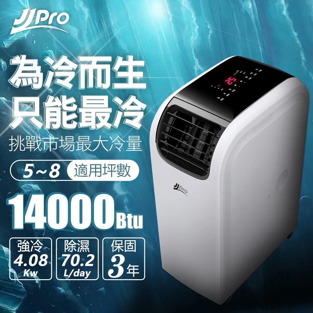 JJPRO 低噪音移動式冷氣7000Btu (JPP10B) 歷史價格詳細信息