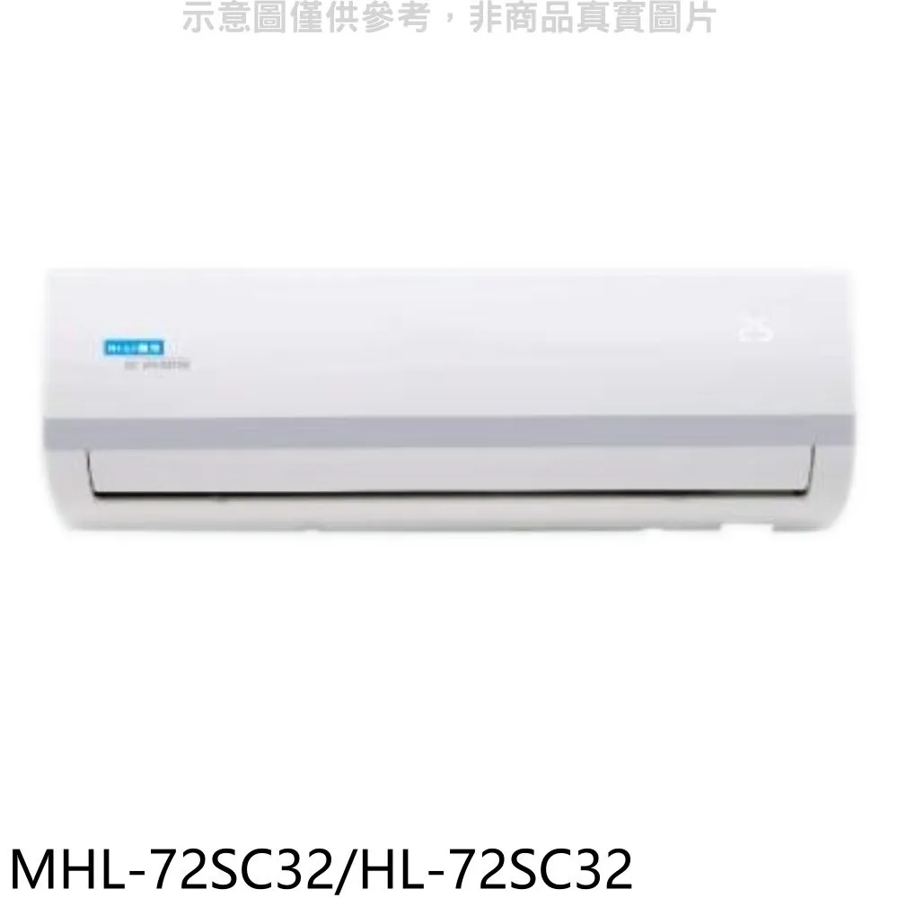 海力 變頻冷暖分離式冷氣【MHL-28PH32/HL-28PH32】 歷史價格詳細信息