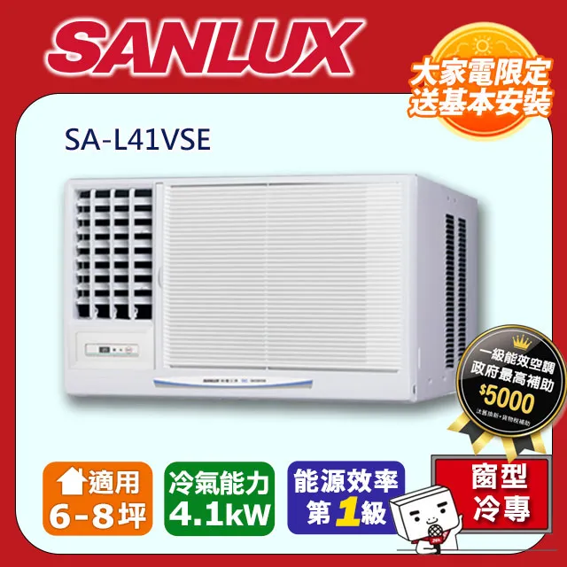 SANLUX 台灣三洋 SA-L22VSE 1892K R410A 變頻冷氣 左吹 窗型 3-4坪 歷史價格詳細信息