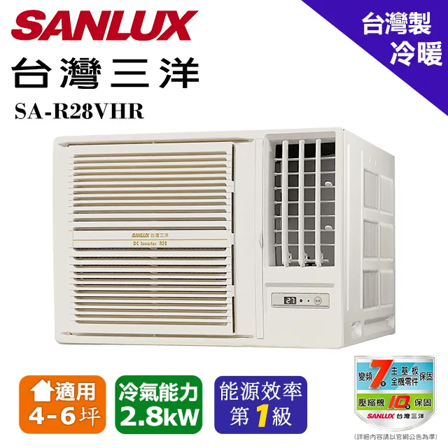 【SANLUX 台灣三洋】4-6坪《冷暖型-精品型》變頻分離式空調SAC-28VH7/SAE-28V7A 歷史價格詳細信息