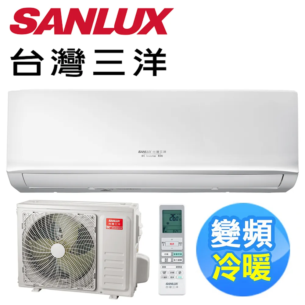 【SANLUX 台灣三洋】9-11坪 R32變頻冷暖右吹式窗型冷氣 SA-R60VHR 歷史價格詳細信息