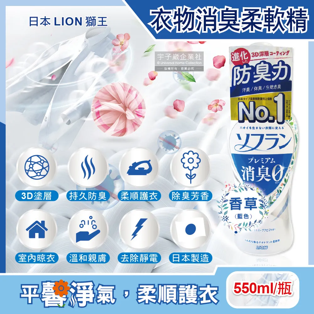 日本獅王LION  香氛柔軟濃縮洗衣精 850gx4 │台灣獅王官方旗艦店(集點加購) 歷史價格詳細信息