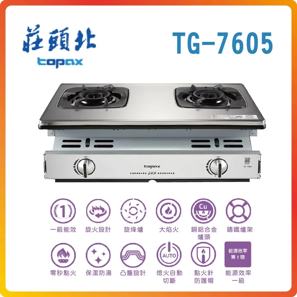 【莊頭北】一級節能單環玻璃檯面爐 (TG-8507G) 歷史價格詳細信息