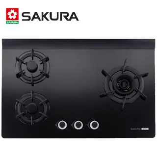 【櫻花SAKURA】三口雙炫火玻璃檯面爐G2932AG(LPG) 歷史價格詳細信息