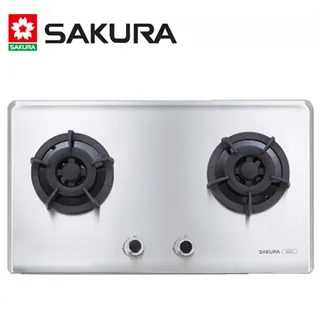 《SAKURA櫻花牌》 兩口防乾燒雙內焰崁入式瓦斯爐 G-6703(S)桶裝瓦斯 歷史價格詳細信息