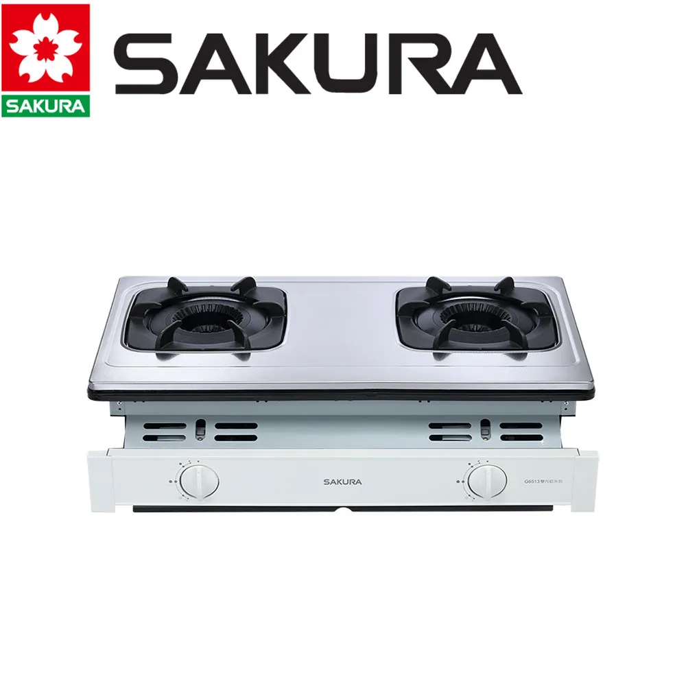 【SAKURA 櫻花】G-6513S 雙內焰不鏽鋼嵌入爐 歷史價格詳細信息