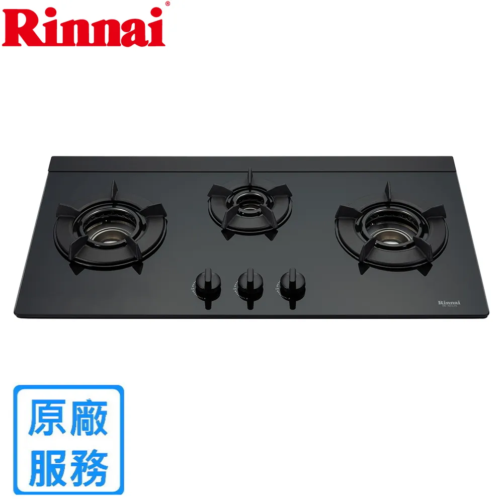 【(全國安裝)林內】RB-N312G  檯面式內焰玻璃三口爐 歷史價格詳細信息