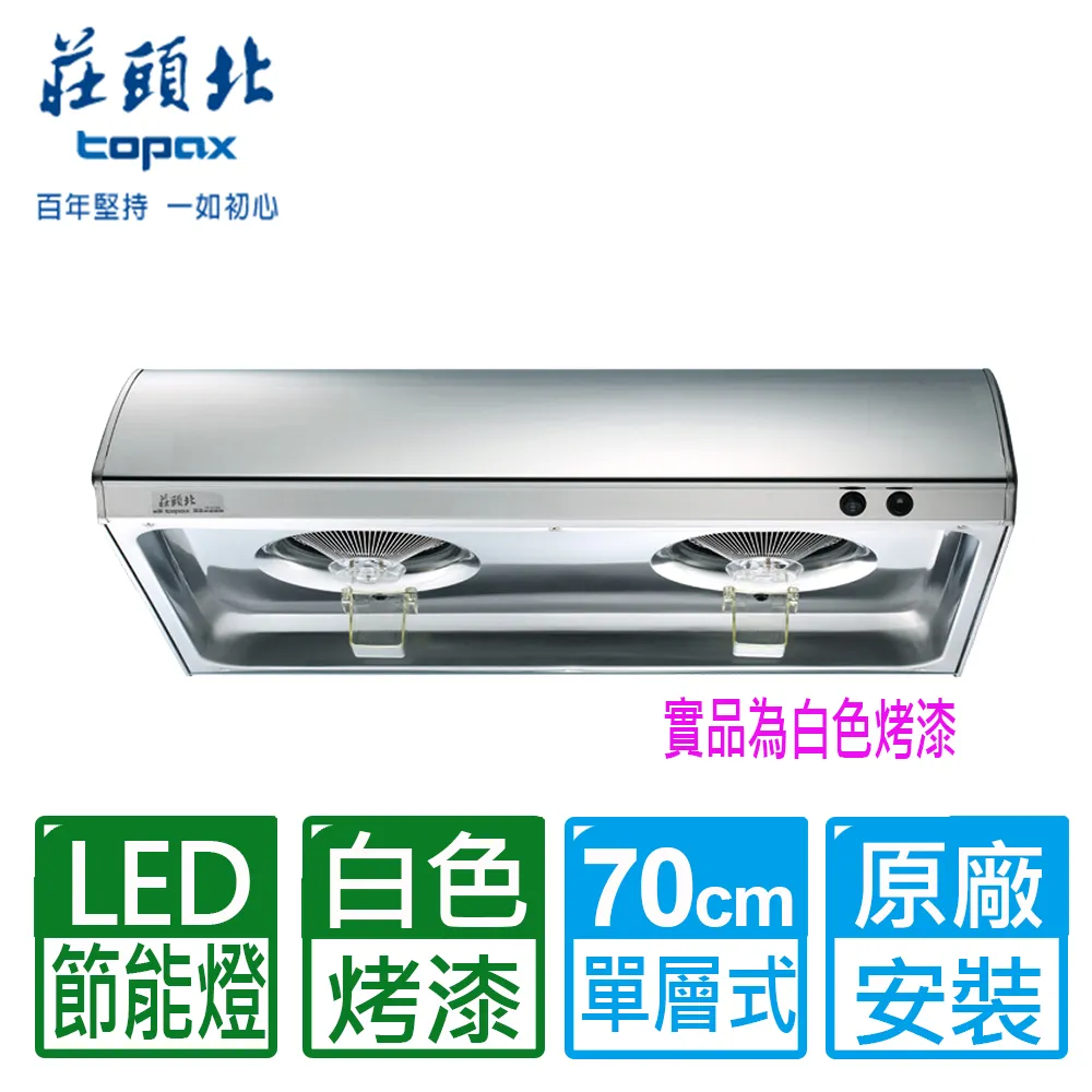 【莊頭北】TR-5195W 烤漆80cm 單層式排油煙機 歷史價格詳細信息