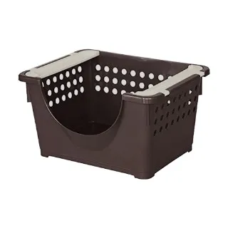 日本平和 極簡可堆疊收納籃 深型 米色 歷史價格詳細信息