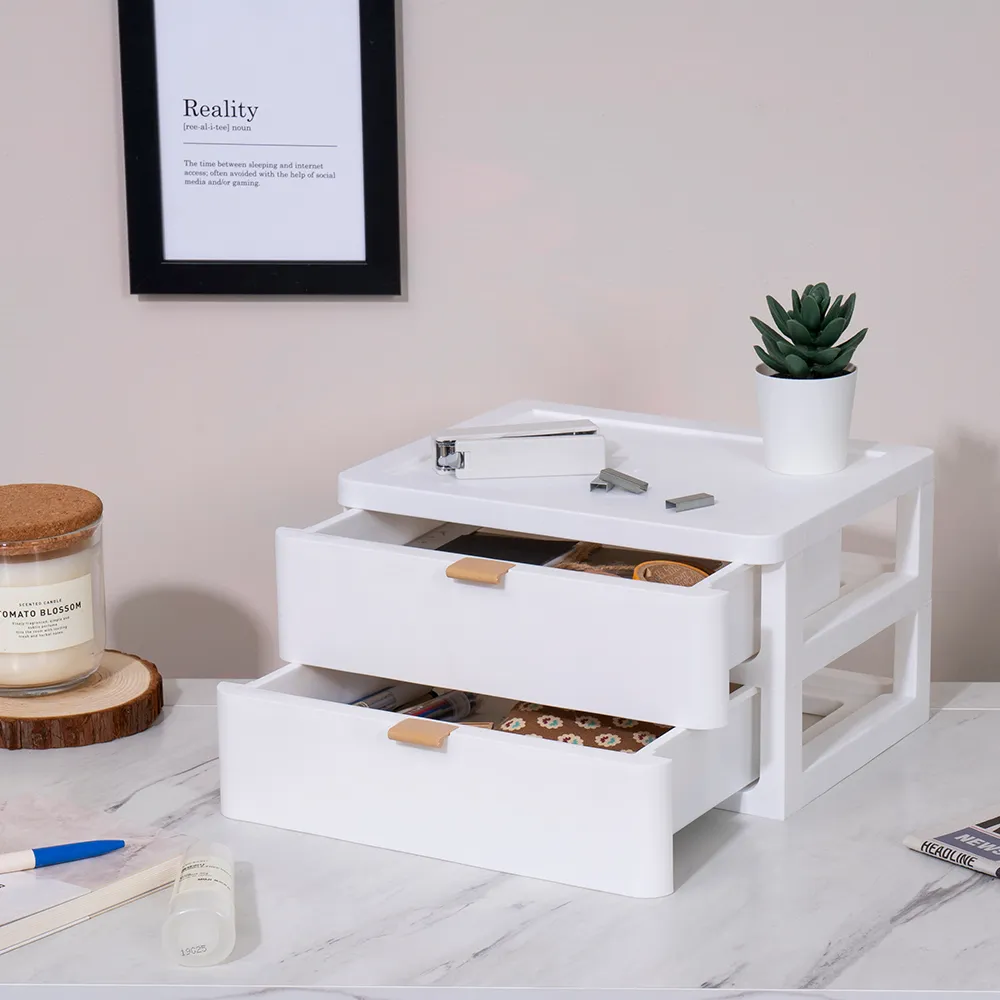 樂嫚妮 純白三抽桌面抽屜收納盒 歷史價格詳細信息