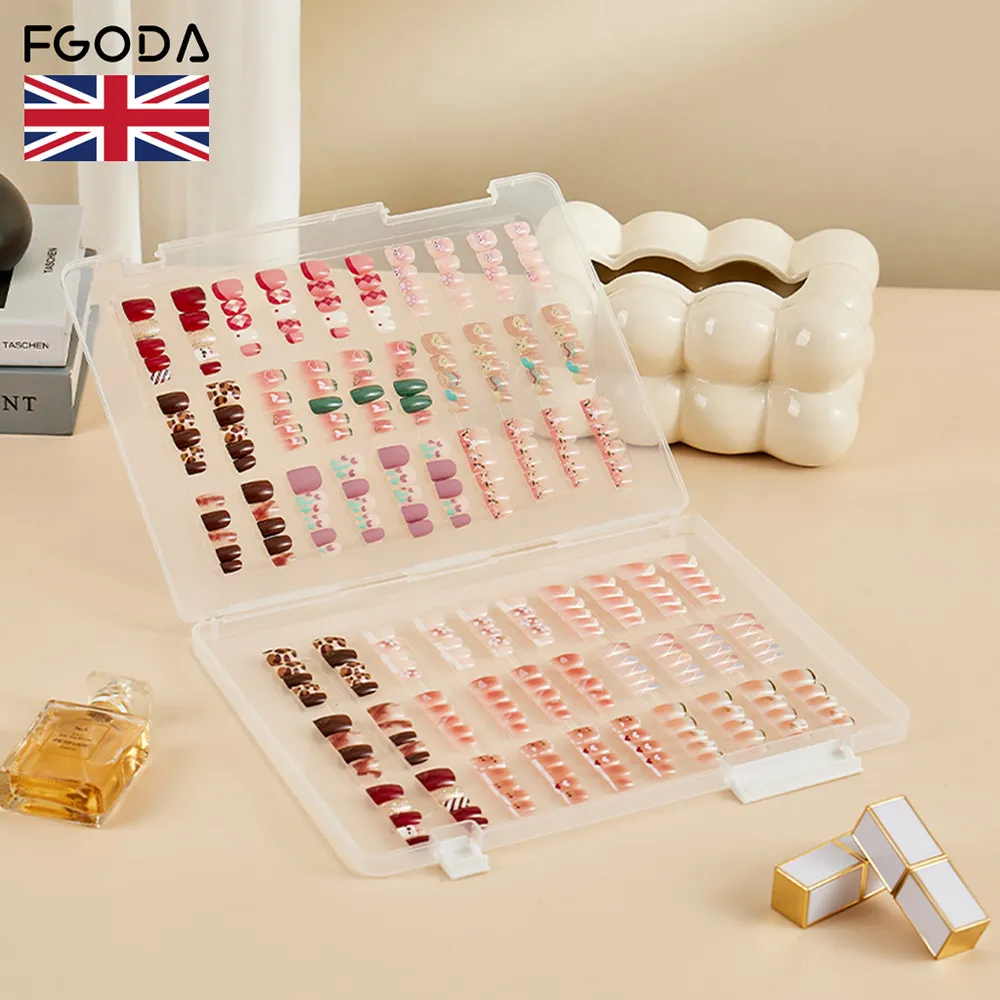 穿戴甲收納盒 美甲新品包裝盒子 甲片收納展示禮盒 甲片作品收納盒 歷史價格詳細信息