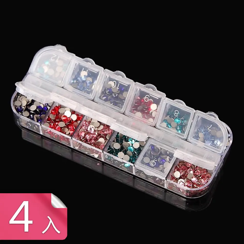 【荷生活】多格透明小物收納盒 首飾針線文具藥品文具分格收納盒-10格2入 歷史價格詳細信息