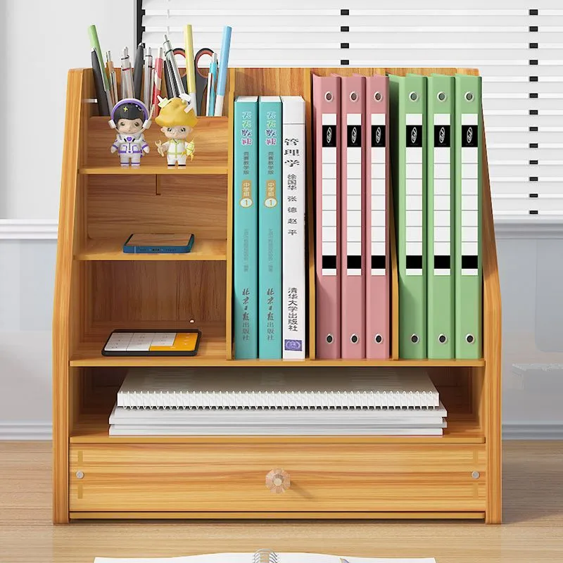 【萬事佳】辦公室文件收納盒 帶抽屜(多層置物架/收納架/文件收納架/桌上整理/書架/文件收納) 歷史價格詳細信息