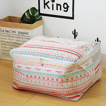 【收納職人】衣物棉被大容量防水防塵袋收納袋收納箱50L(粉格) 歷史價格詳細信息