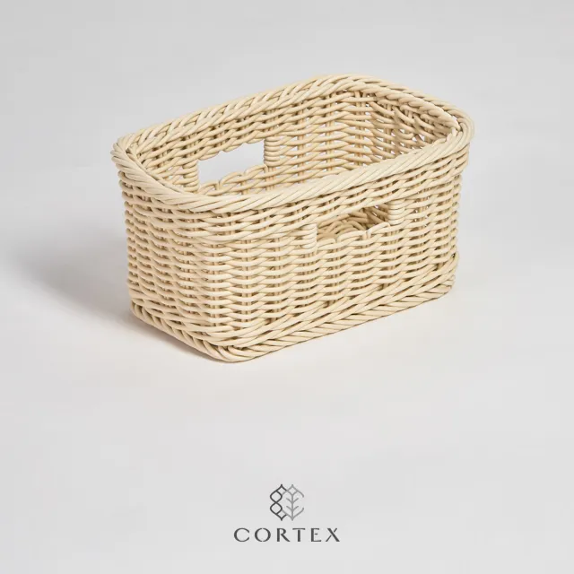 CORTEX 欣地PP編織籃 (收納型-大置物籃W43)米白色 歷史價格詳細信息