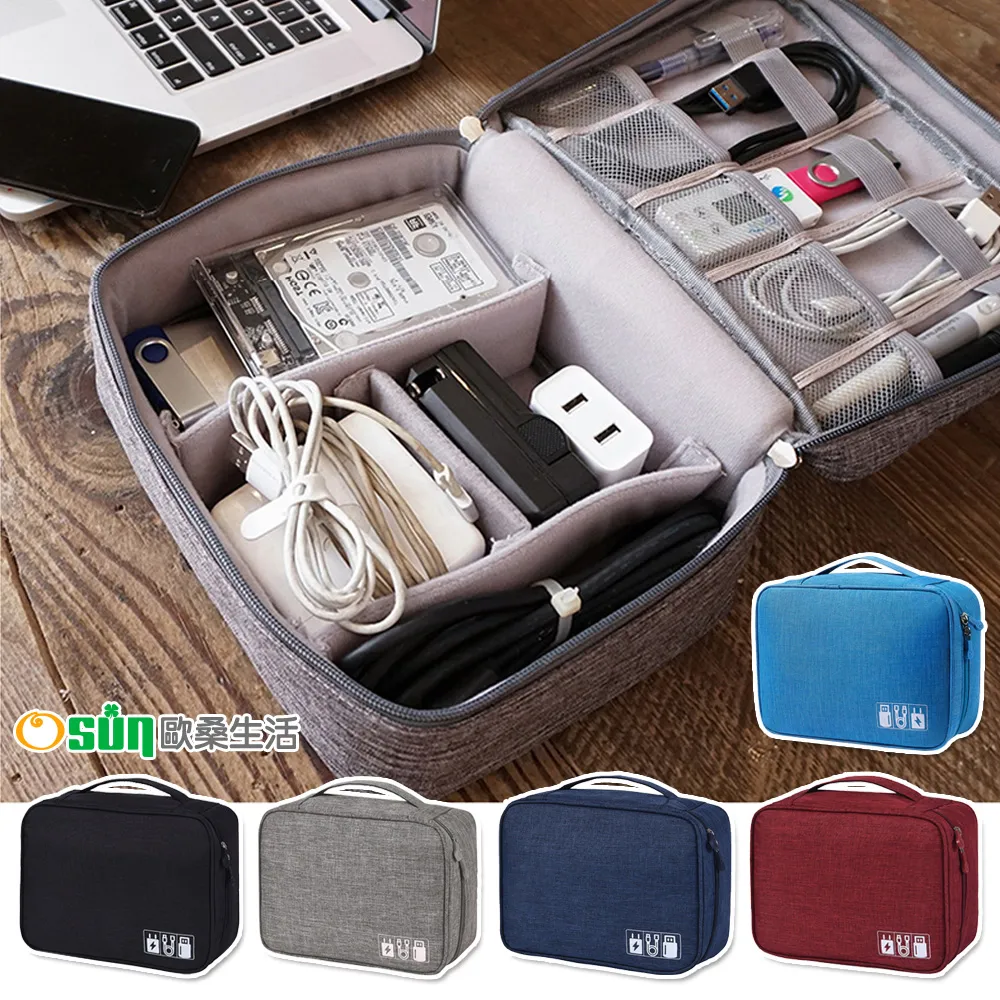 【Osun】可攜帶/可吊掛旅行出差盥洗/化妝包收納包-2入組  (花色任選，CE233) 歷史價格詳細信息