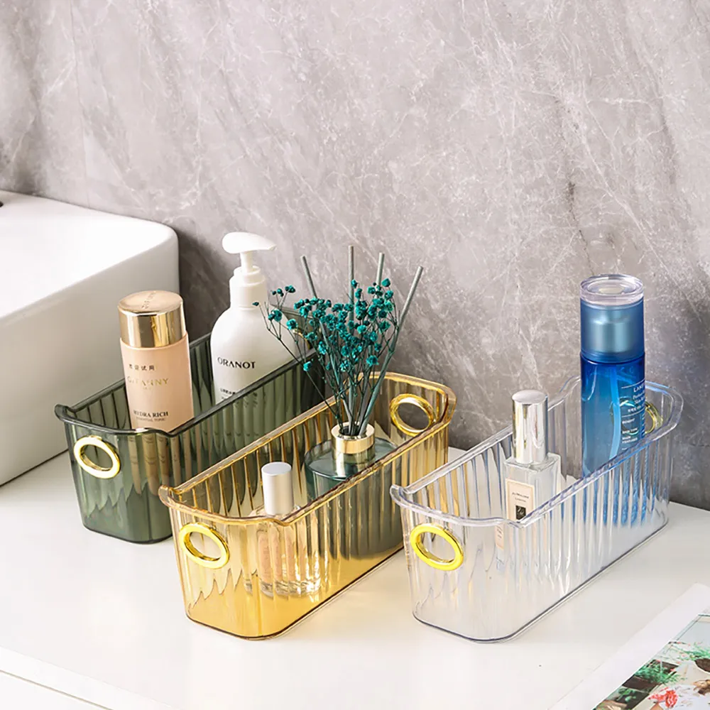 收納盒桌面化妝品零食整理帶蓋家用雜物玩具收納箱置物筐儲物盒子【zero潮流屋】 歷史價格詳細信息