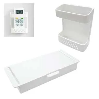 桌下隱藏式抽屜收納盒 多功能廚櫃粘貼置物盒 抽屜防塵整理盒 歷史價格詳細信息