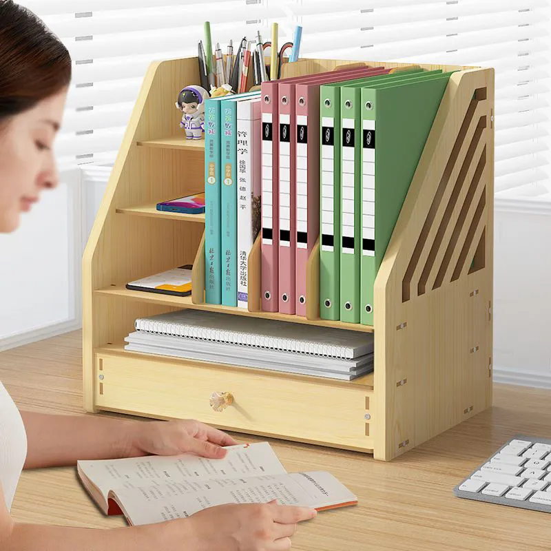 置物架 辦公室桌面收納架置物架桌下抽屜塑料透明小雜物書架整理收納盒 歷史價格詳細信息