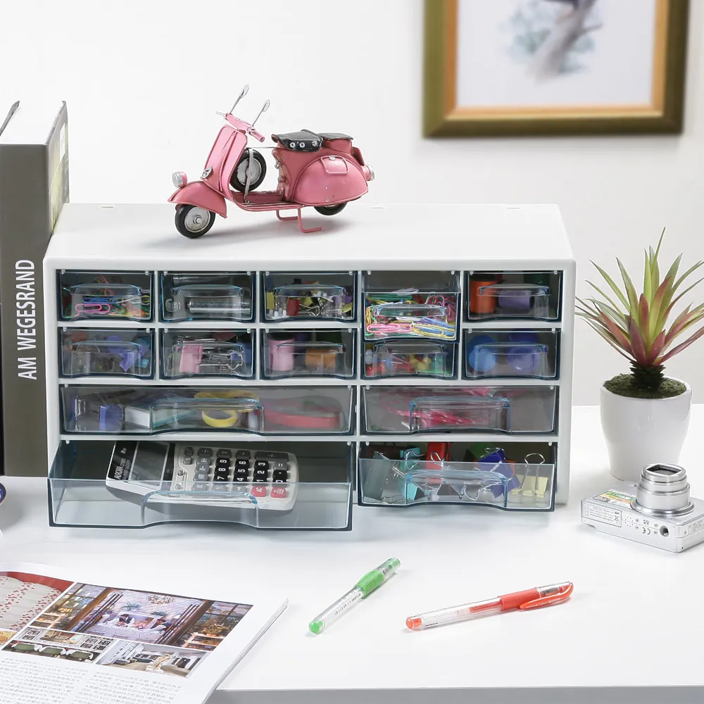 14格收藏盒/抽屜盒/零件盒-3色可選 歷史價格詳細信息