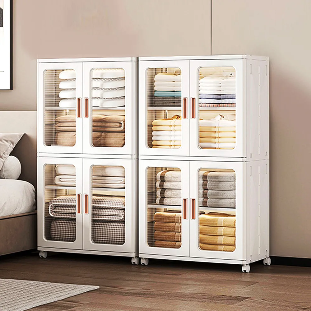 【Mr.box】53面寬升級內崁式透明側板前開式折疊五層收納櫃-附滑輪 歷史價格詳細信息