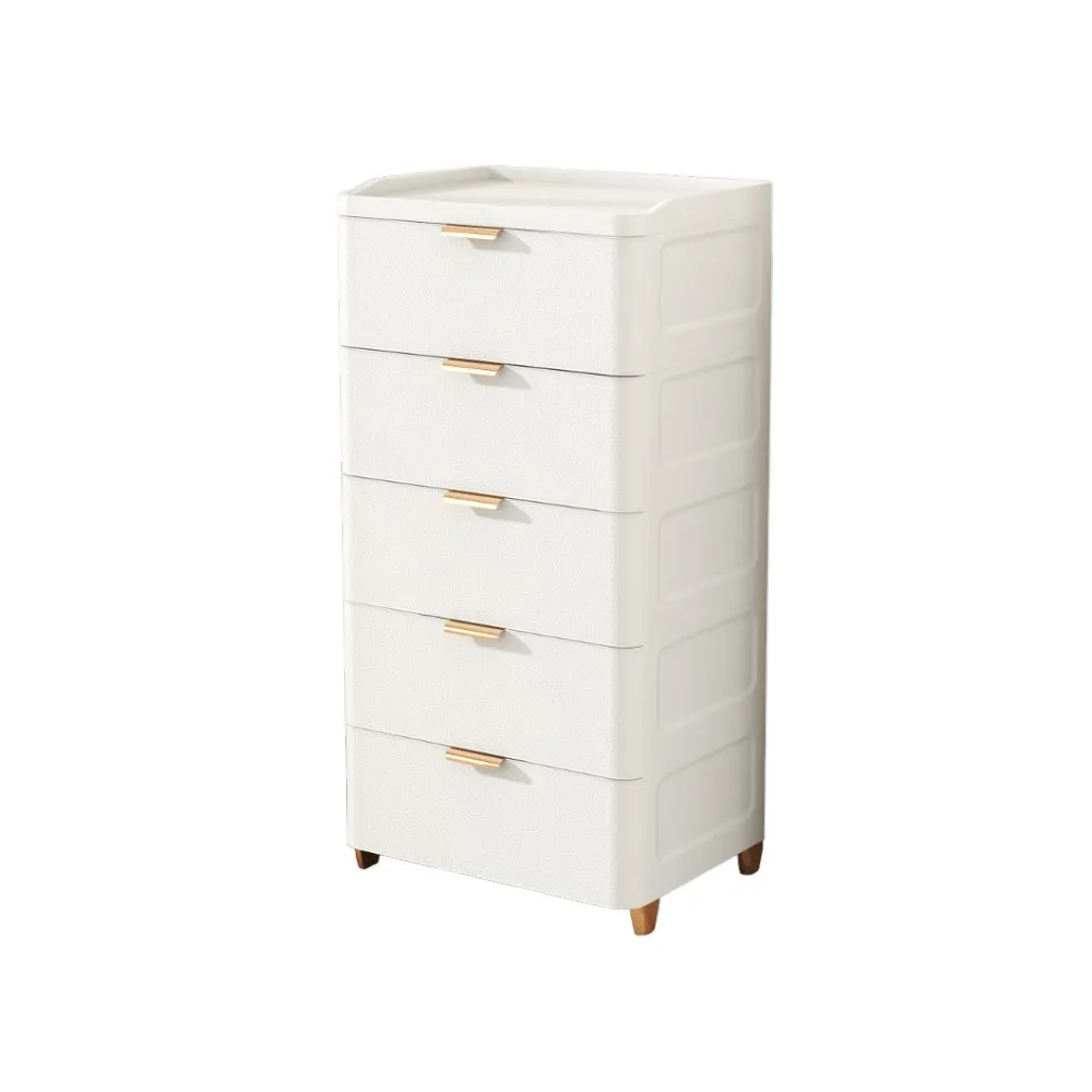 【AOTTO】55面寬奶油風雙開磁吸五層折疊收納櫃(兩色可選) 歷史價格詳細信息