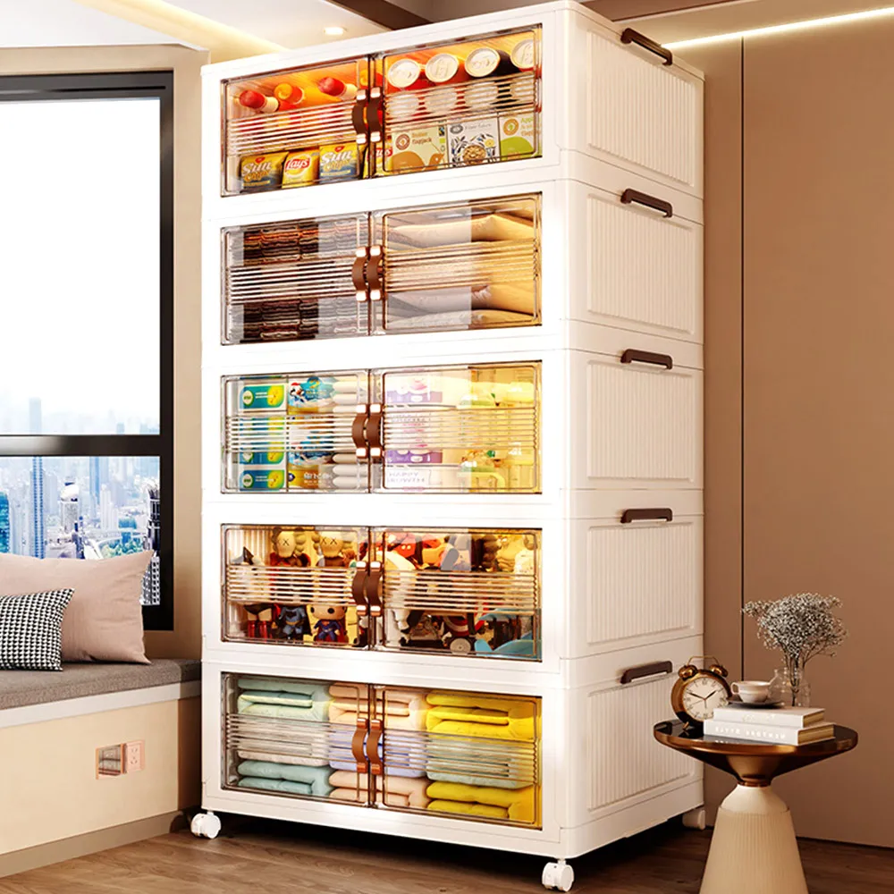 【Mr.box】58大面寬-繽紛色系5層抽屜式收納櫃-附輪附鎖(兩色可選) 歷史價格詳細信息