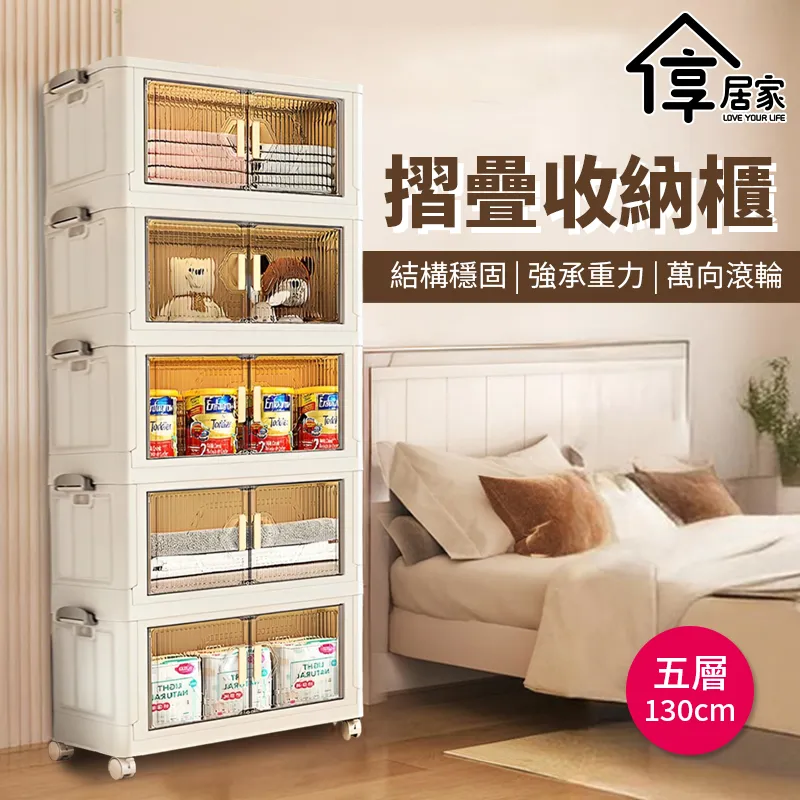 [享居家]大容量可折疊收納櫃-雙層款 歷史價格詳細信息