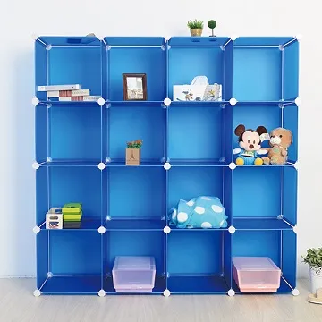 【ikloo】16格16門收納櫃(法國白) 衣櫃/鞋櫃/廚房收納/房間收納/展示架 歷史價格詳細信息