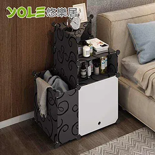 【YOLE 悠樂居】隨心DIY百變組合角落置物櫃-2列3層#1327064(A-3) 歷史價格詳細信息