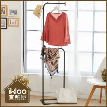 【ikloo】無印風簡約掛衣架/吊衣架◆白◆ 歷史價格詳細信息
