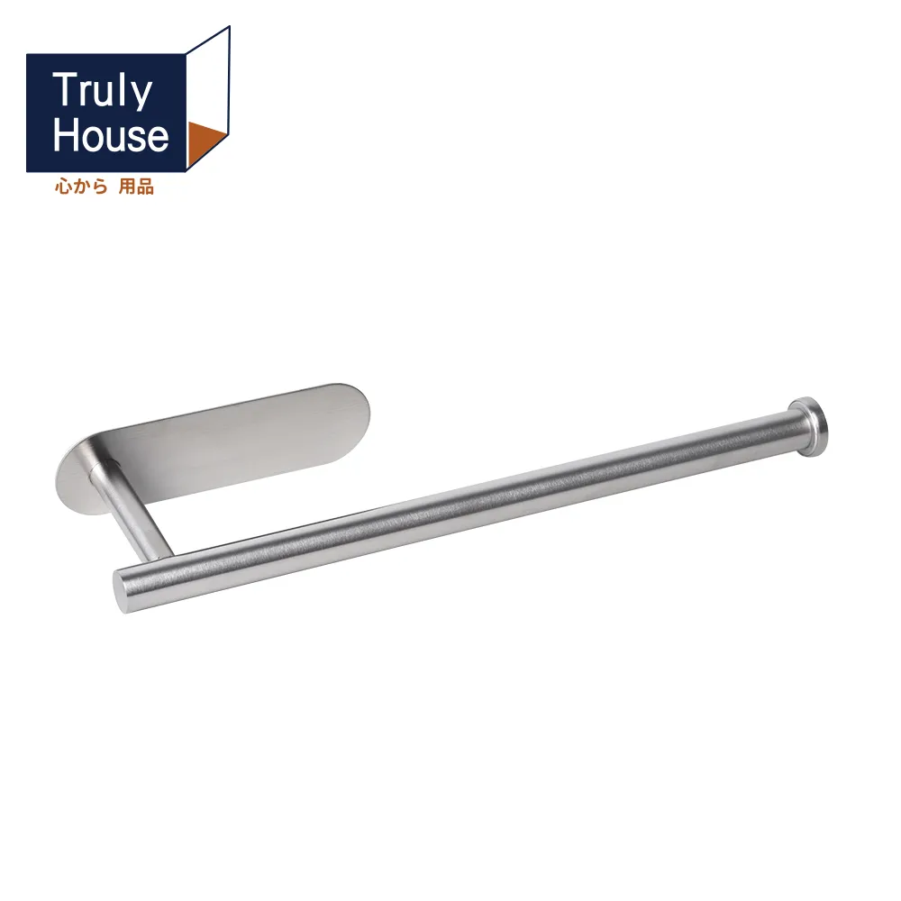【Truly House】免打孔304不鏽鋼紙巾架/毛巾架/衛生紙架/無痕貼 歷史價格詳細信息