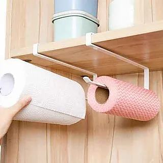 免打孔廚房用紙掛架壁掛式紙巾架子倒掛抽紙盒紙巾盒捲紙收納神器 歷史價格詳細信息