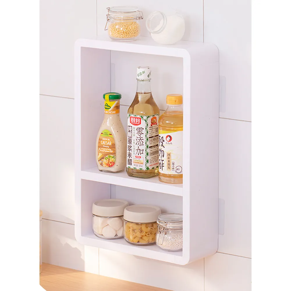 【百崴收納】壁掛式日系防水造型置物櫃附門片 歷史價格詳細信息