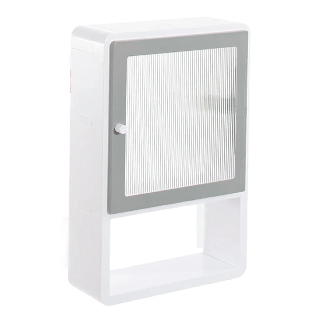 【百崴收納】壁掛式日系防水造型置物櫃附門片 歷史價格詳細信息