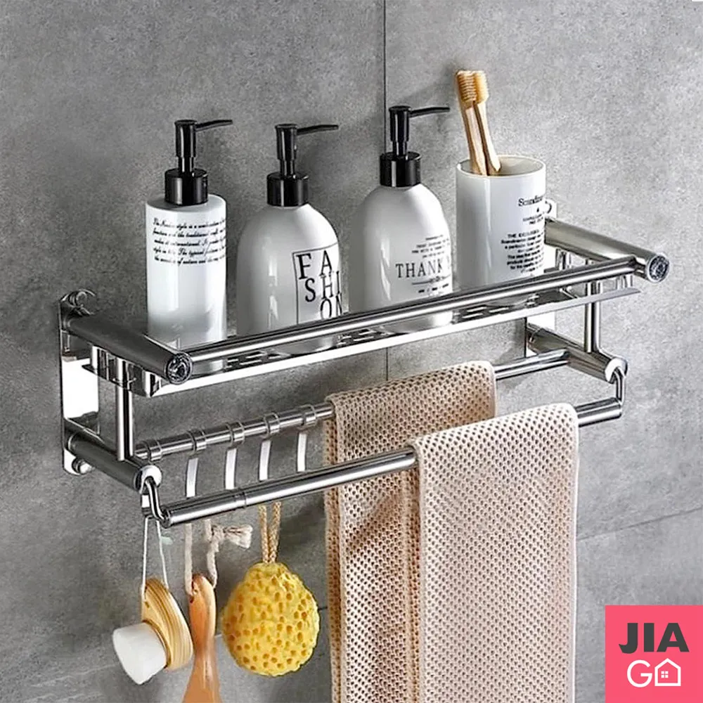 浴室無痕不鏽鋼置物架 40/50/60cm 浴室收納 置物架 收納 廠商直送 現貨 歷史價格詳細信息
