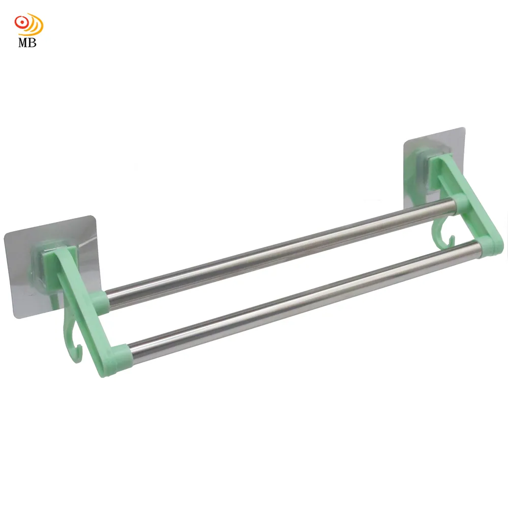 不鏽鋼雙桿無痕吸盤毛巾架-長款 歷史價格詳細信息