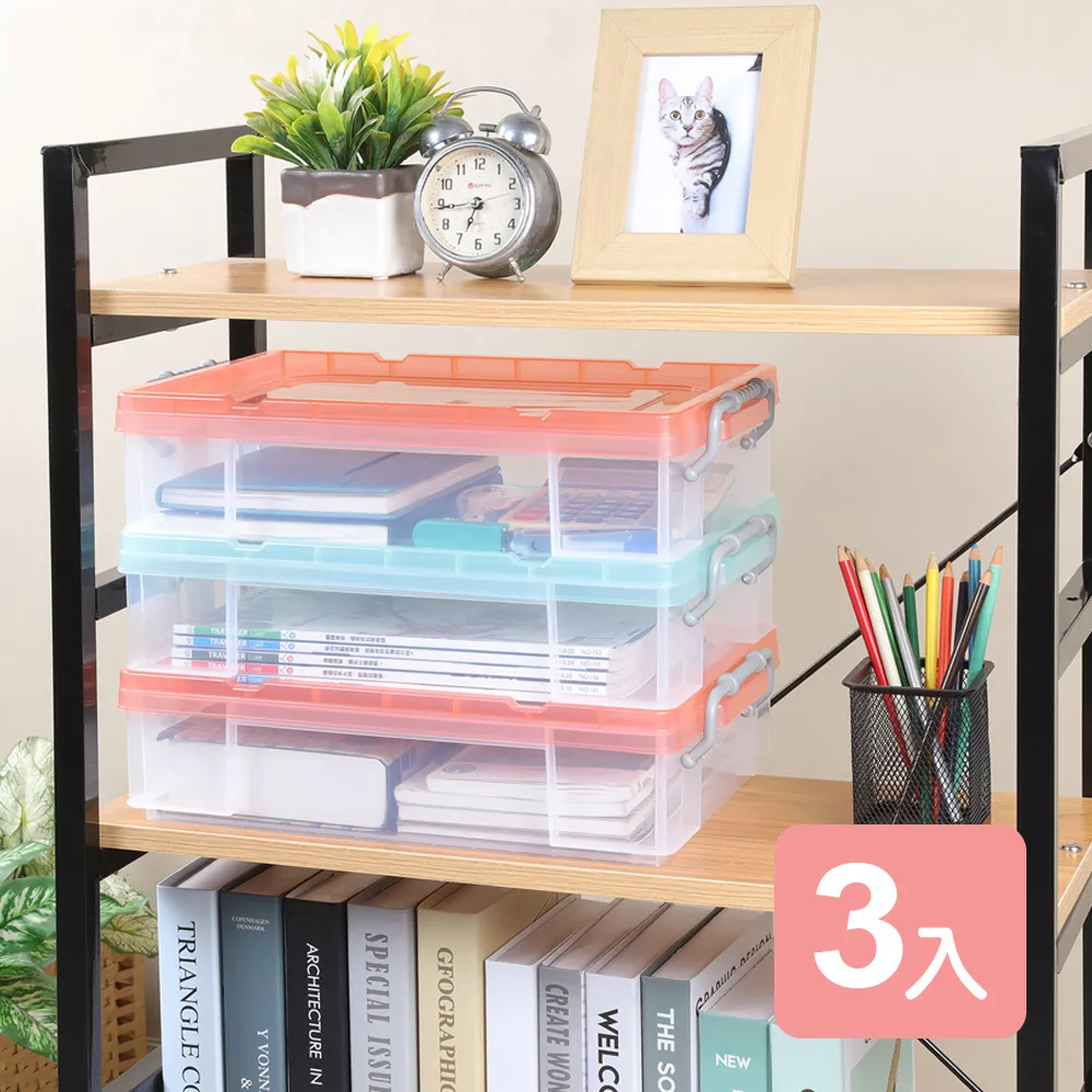 《真心良品》KEYWAY強固型掀蓋式透明整理箱33L-3入 歷史價格詳細信息
