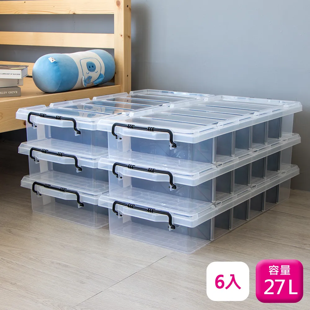 聯府透明收納箱27L(2入)分隔整理箱019 歷史價格詳細信息