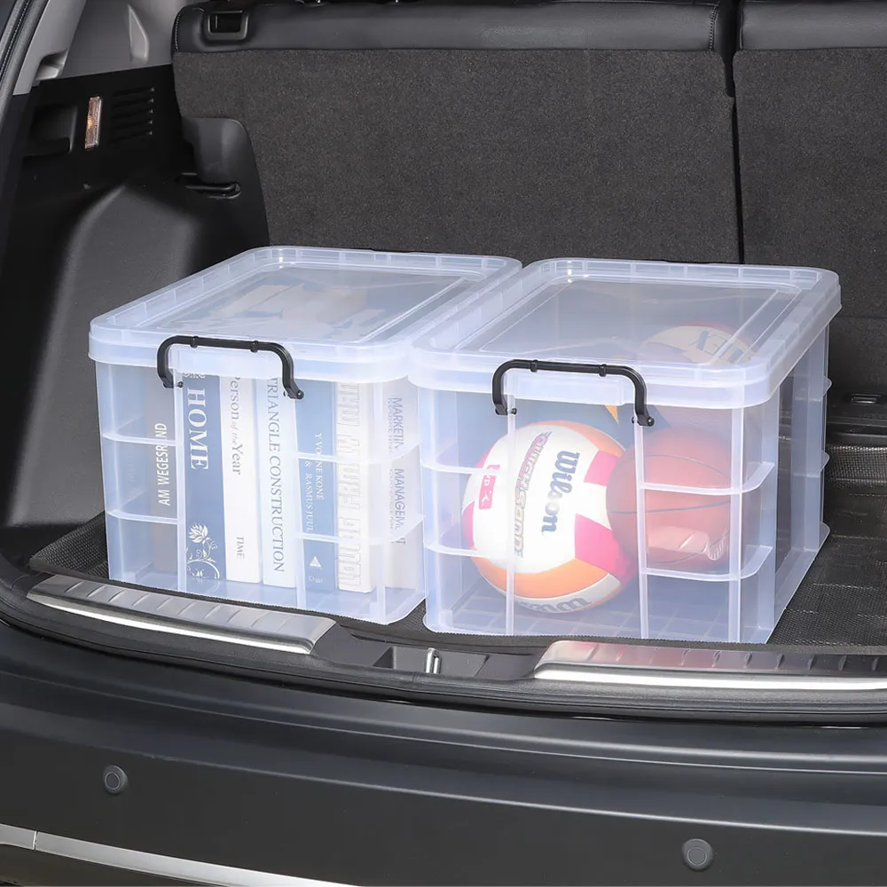 《真心良品》KEYWAY強固型掀蓋式透明整理箱33L-3入 歷史價格詳細信息