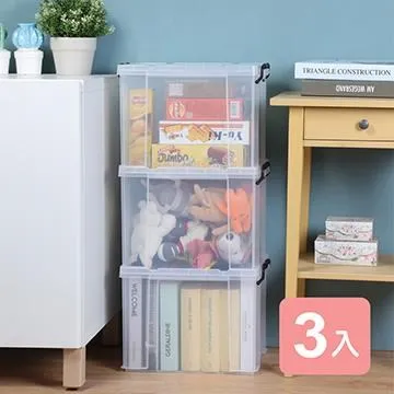 《真心良品》KEYWAY耐久型掀蓋式透明整理箱15L-6入 歷史價格詳細信息